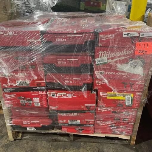 milwaukee tools pallets for sale